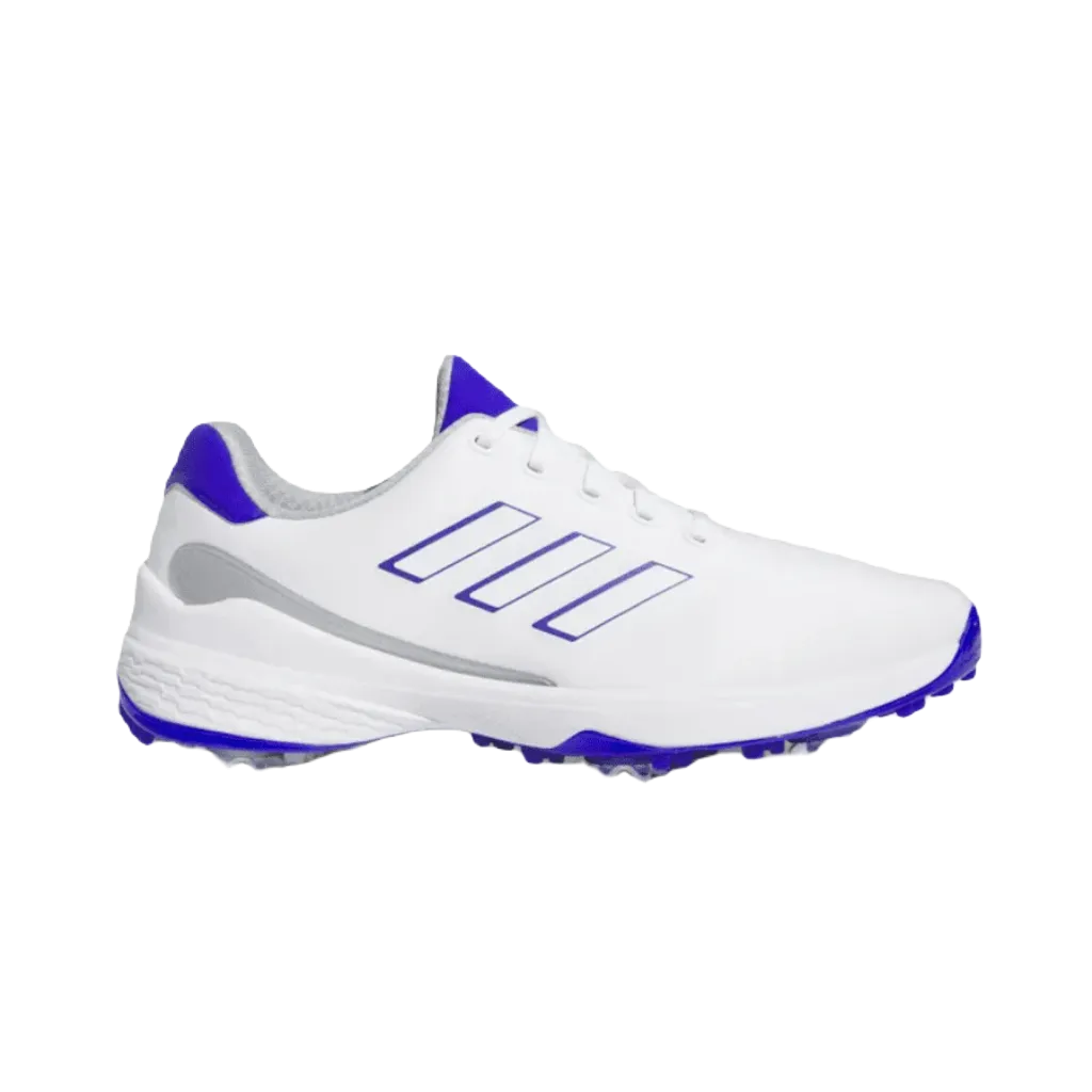 Adidas ZG23 Golf Shoes - White/Blue