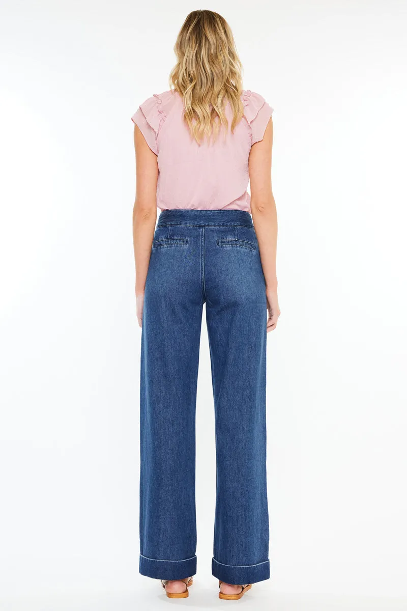 Adore High Rise Wide Leg Jeans