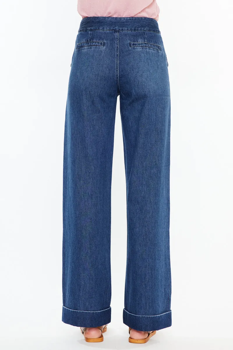 Adore High Rise Wide Leg Jeans