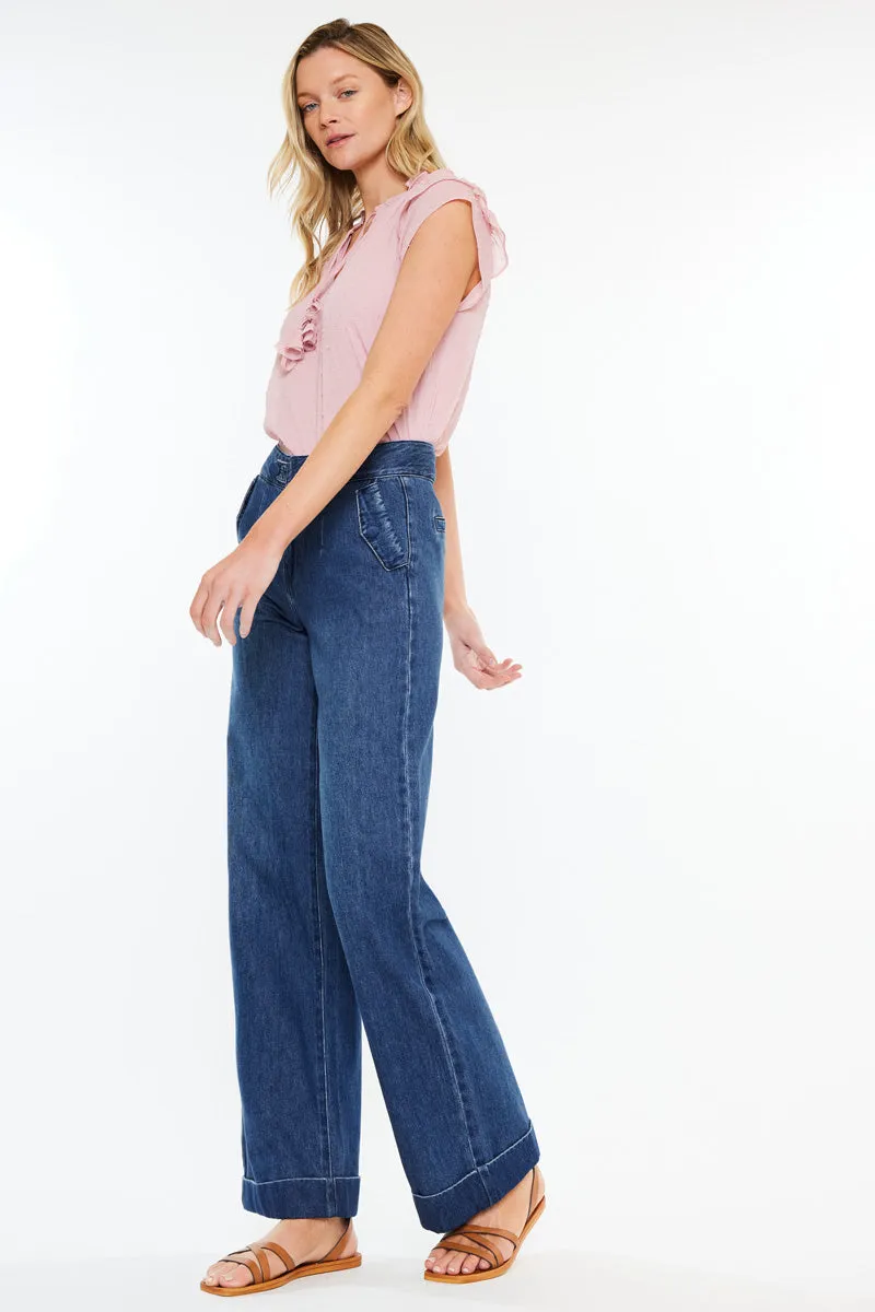 Adore High Rise Wide Leg Jeans