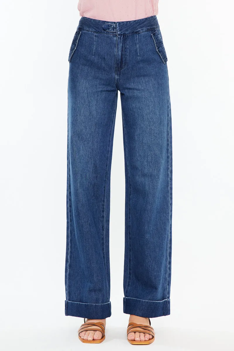 Adore High Rise Wide Leg Jeans