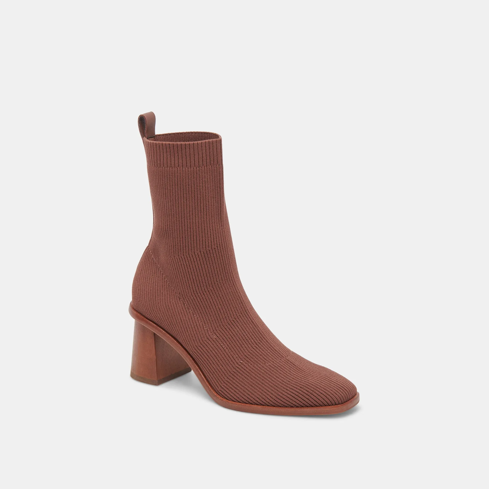 ALAYA BOOTIES BROWN KNIT