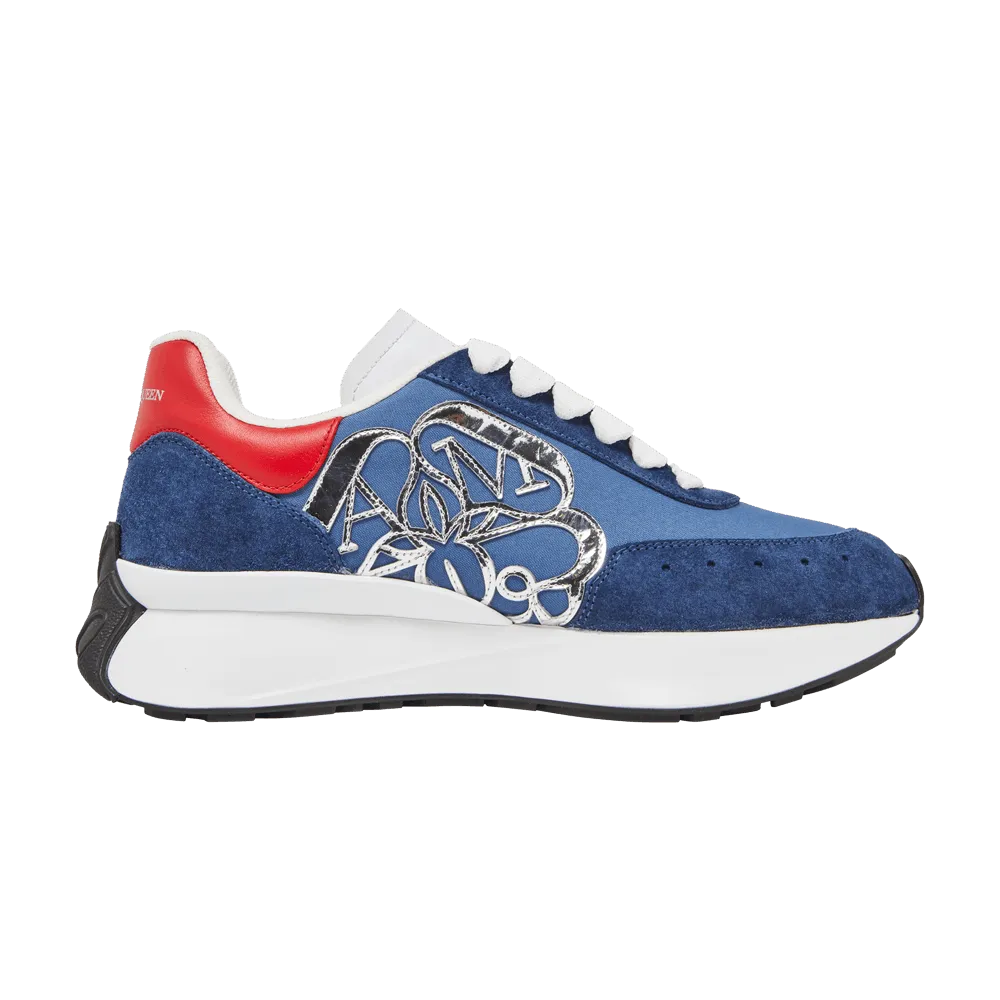 Alexander McQueen Wmns Sprint Runner 'Blue Silver'