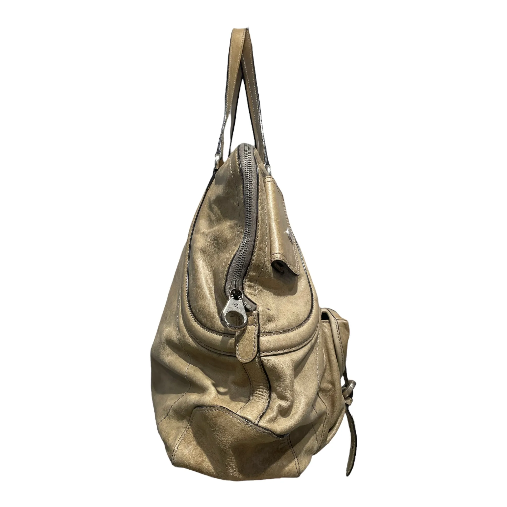 Alexander McQueen/Hand Bag/OS/Leather/BEG/