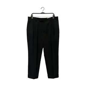 Alexander McQueen/Slacks/52/Cotton/BLK/