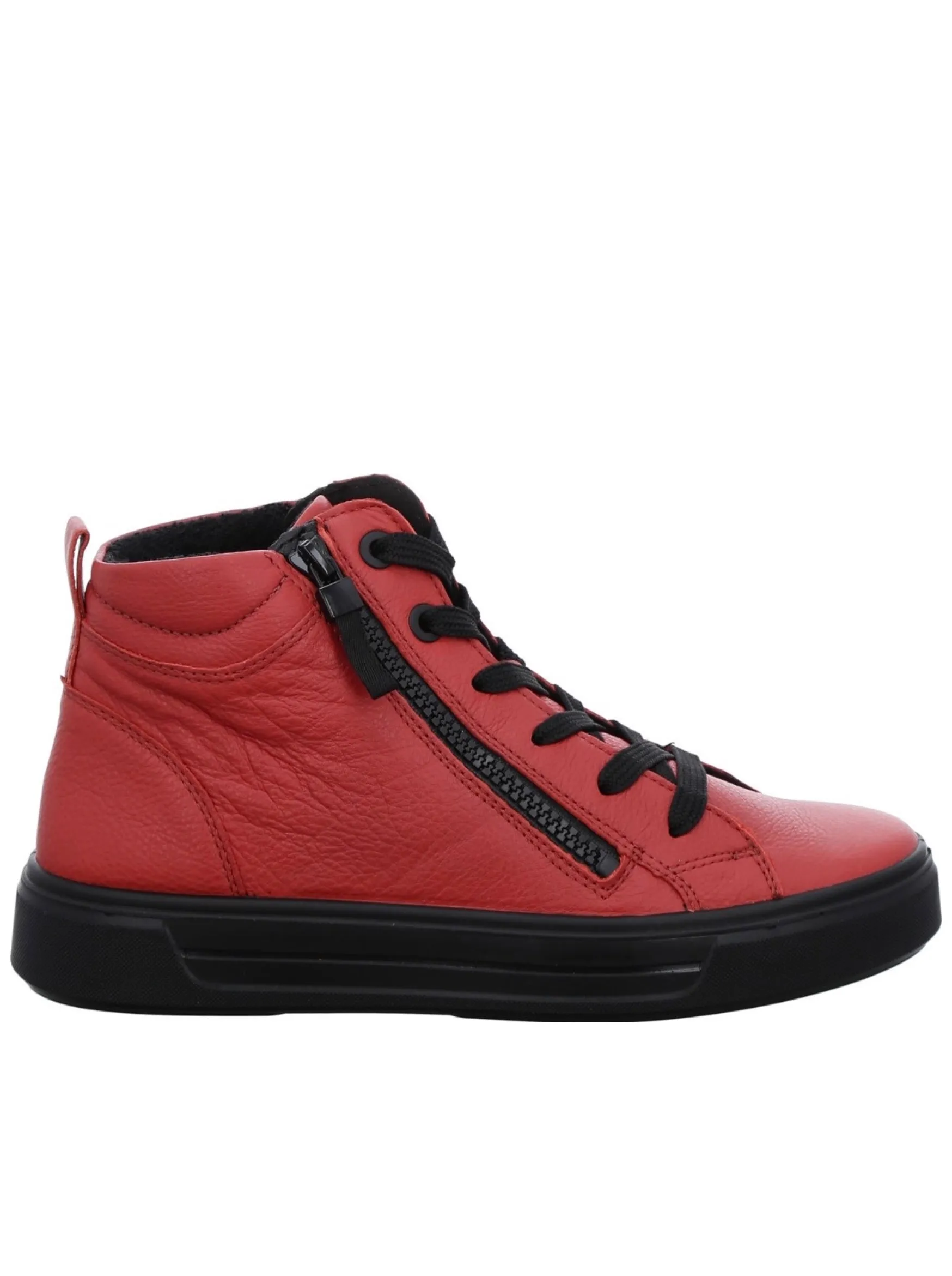 Ara Courtyard Zip Sided Hi Top Sneaker