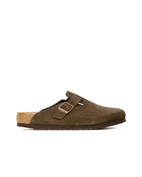 Birkenstock Boston Mocha Suede