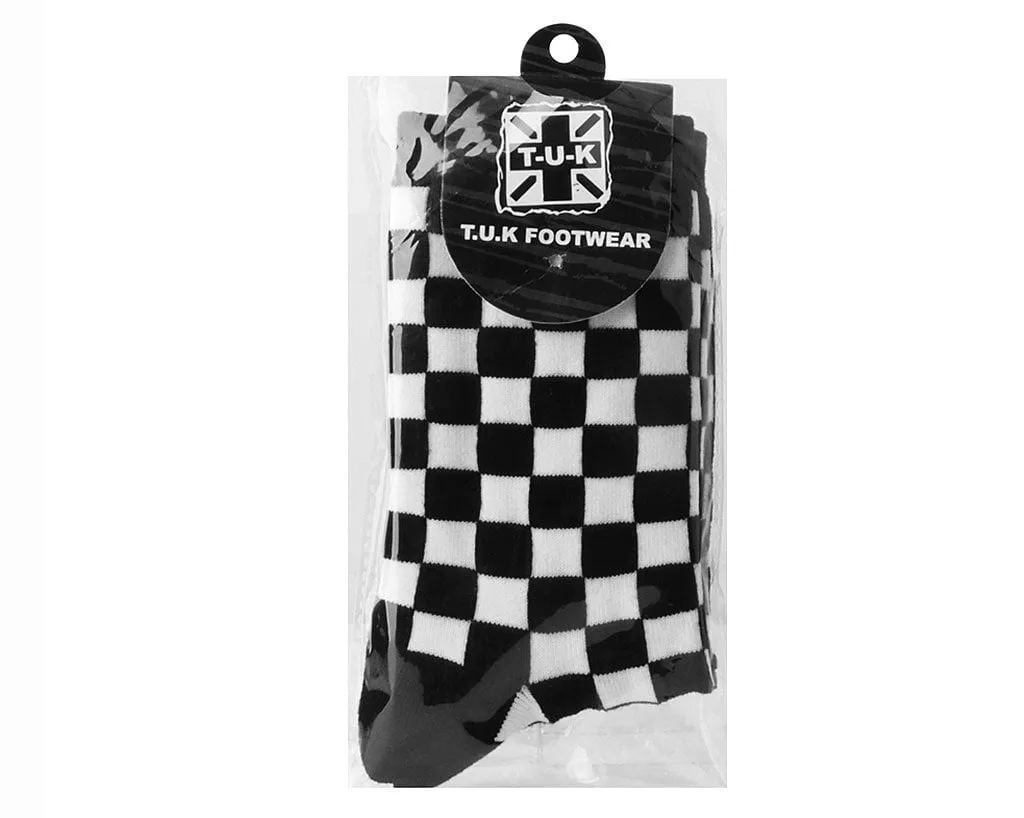 Black & White Checker T.U.K. Men’s Sock