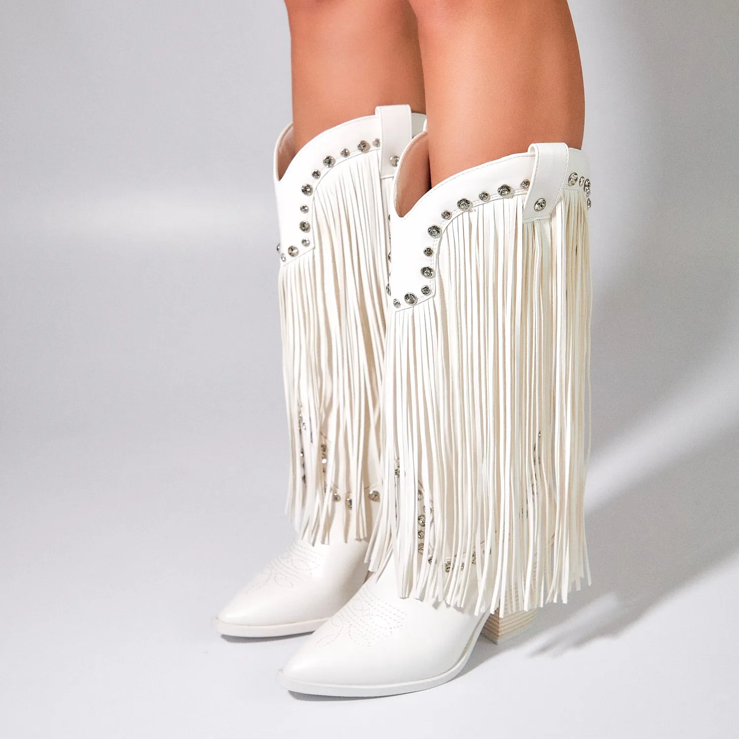 Botas Coachella blancas