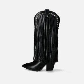 Black Coachella Boots