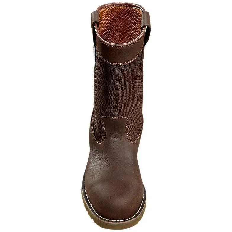 Carhartt Men's 10 Steel Toe WP Wedge Wellington Work Boot -Brown- FW1230-M