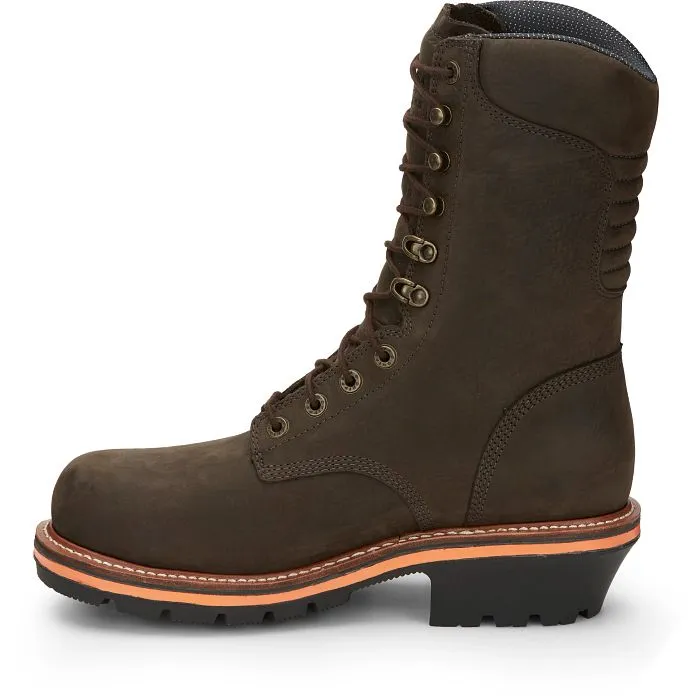 Chippewa Men's Thunderstruck 10 Nano Comp Toe Work Boot Brown- TH1031