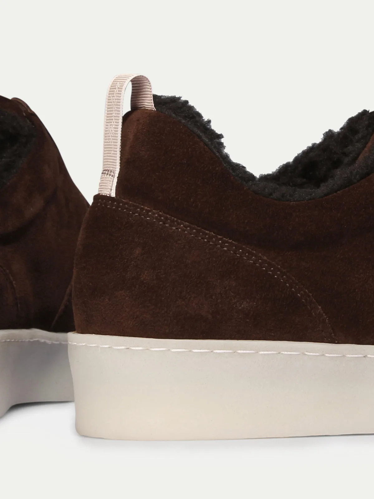 Chocolate Shearling Bayside Sneaker