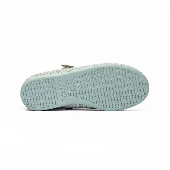 Classic Textured Mary Janes in Blue