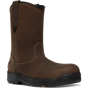 Danner Men's Caliper 10 Plain Toe WP Wellington Work Boot -Brown- 19490