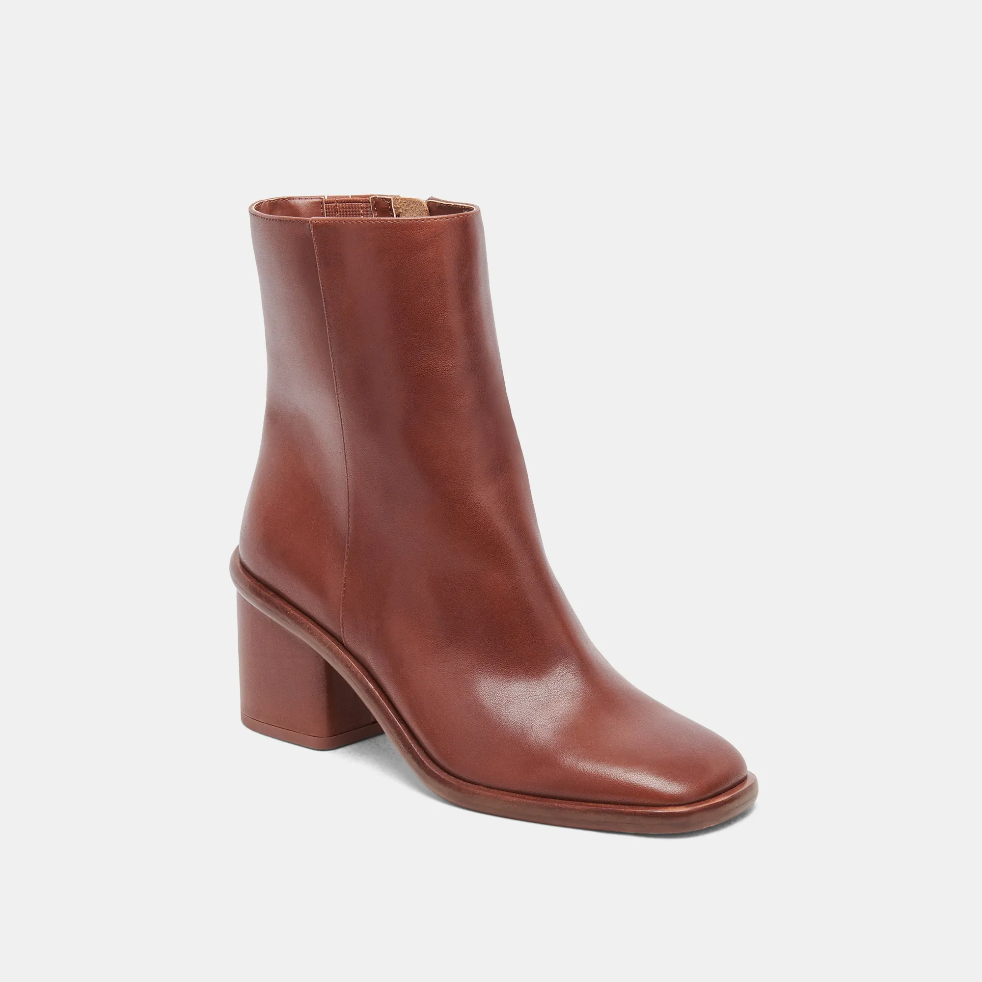 DAPPER BOOTIES RUSSET LEATHER