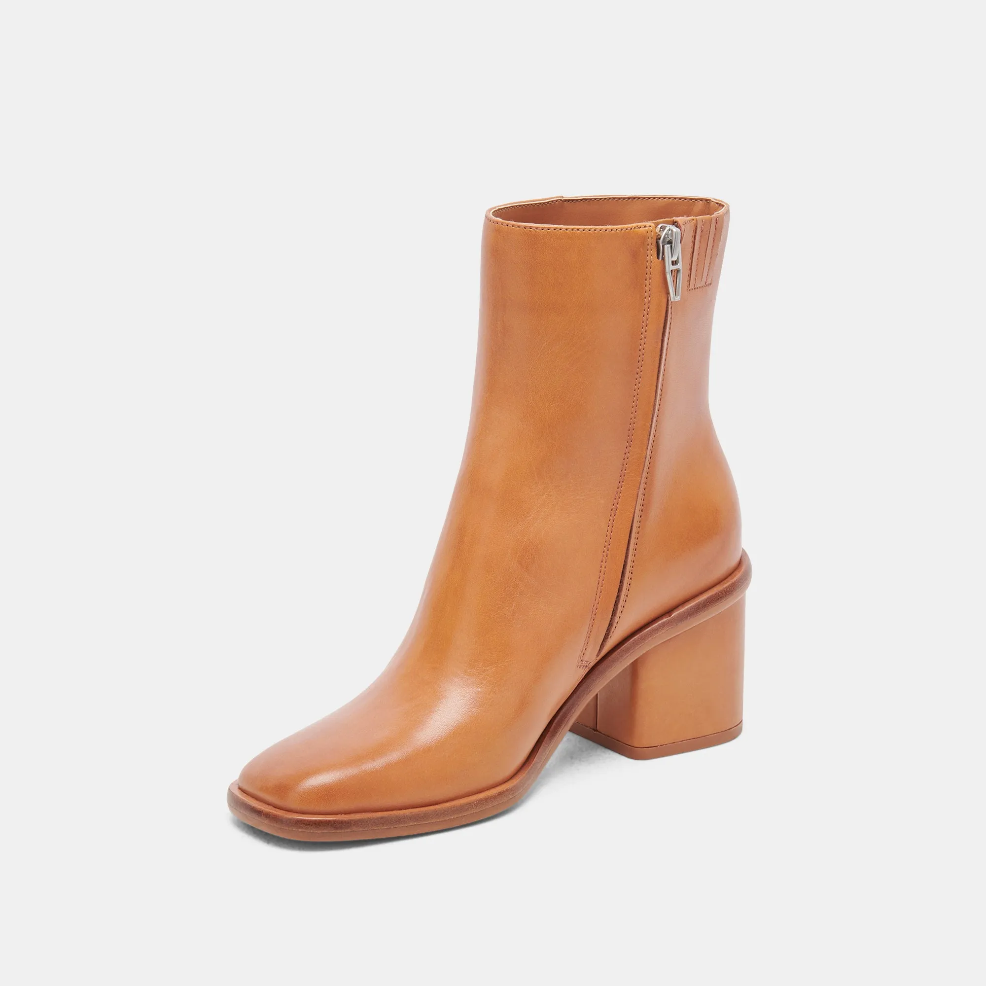 DAPPER BOOTIES TAN LEATHER