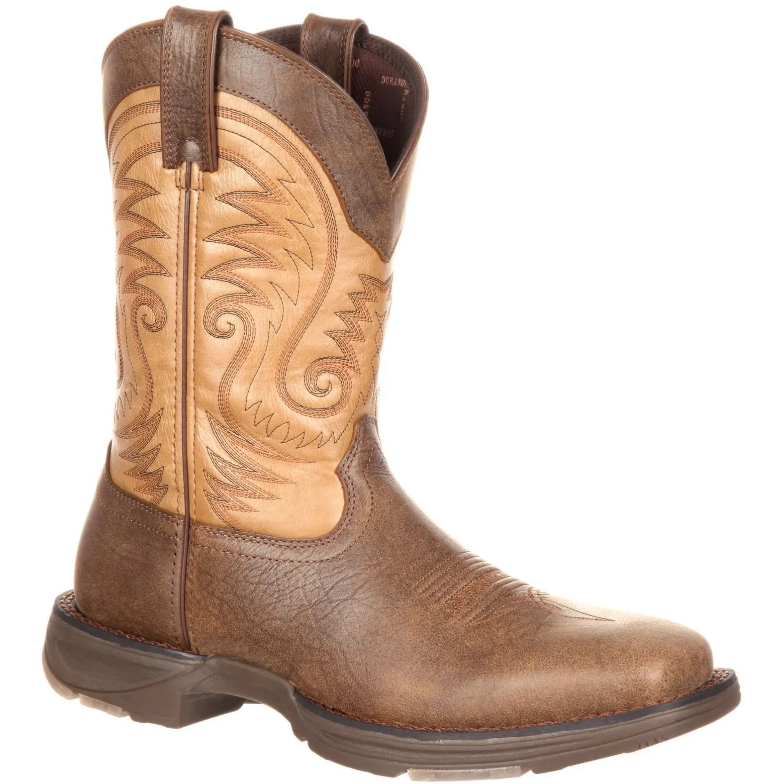 Durango Men's Ultra-Lite 11" Square Toe Western Boot - Brown - DDB0109