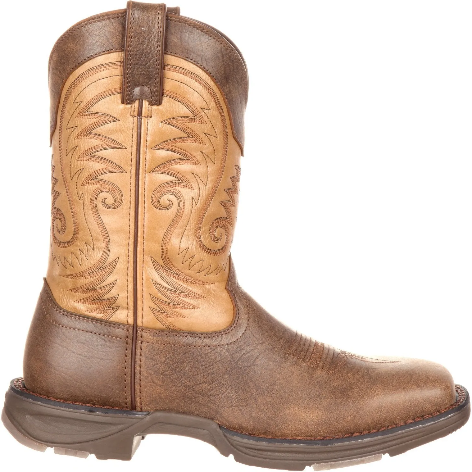 Durango Men's Ultra-Lite 11" Square Toe Western Boot - Brown - DDB0109