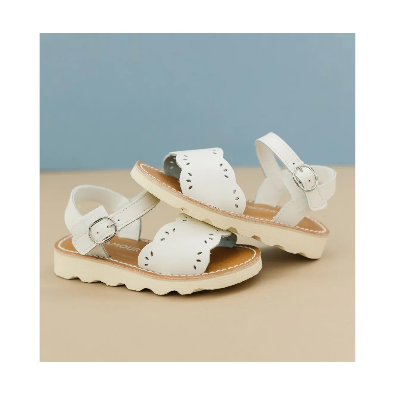 Ella Scalloped Sandal