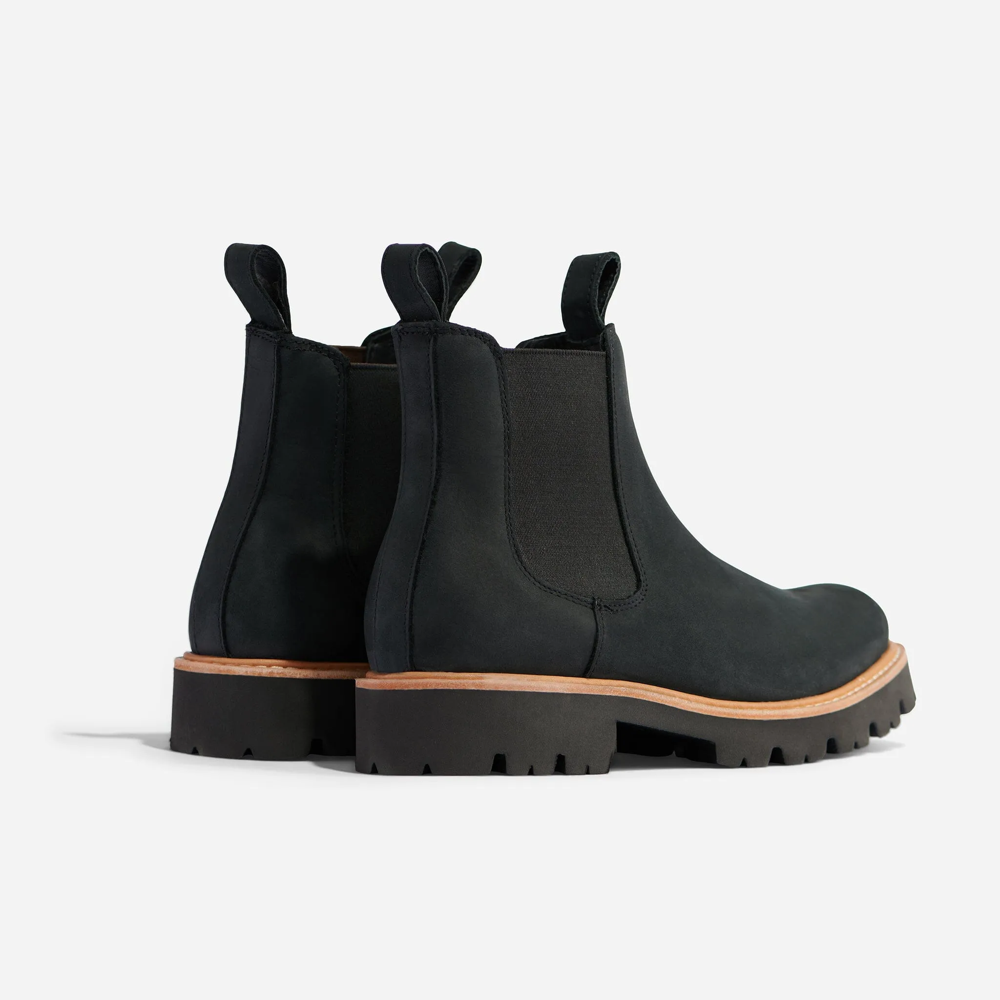 Go-To Lug Chelsea Boot Black