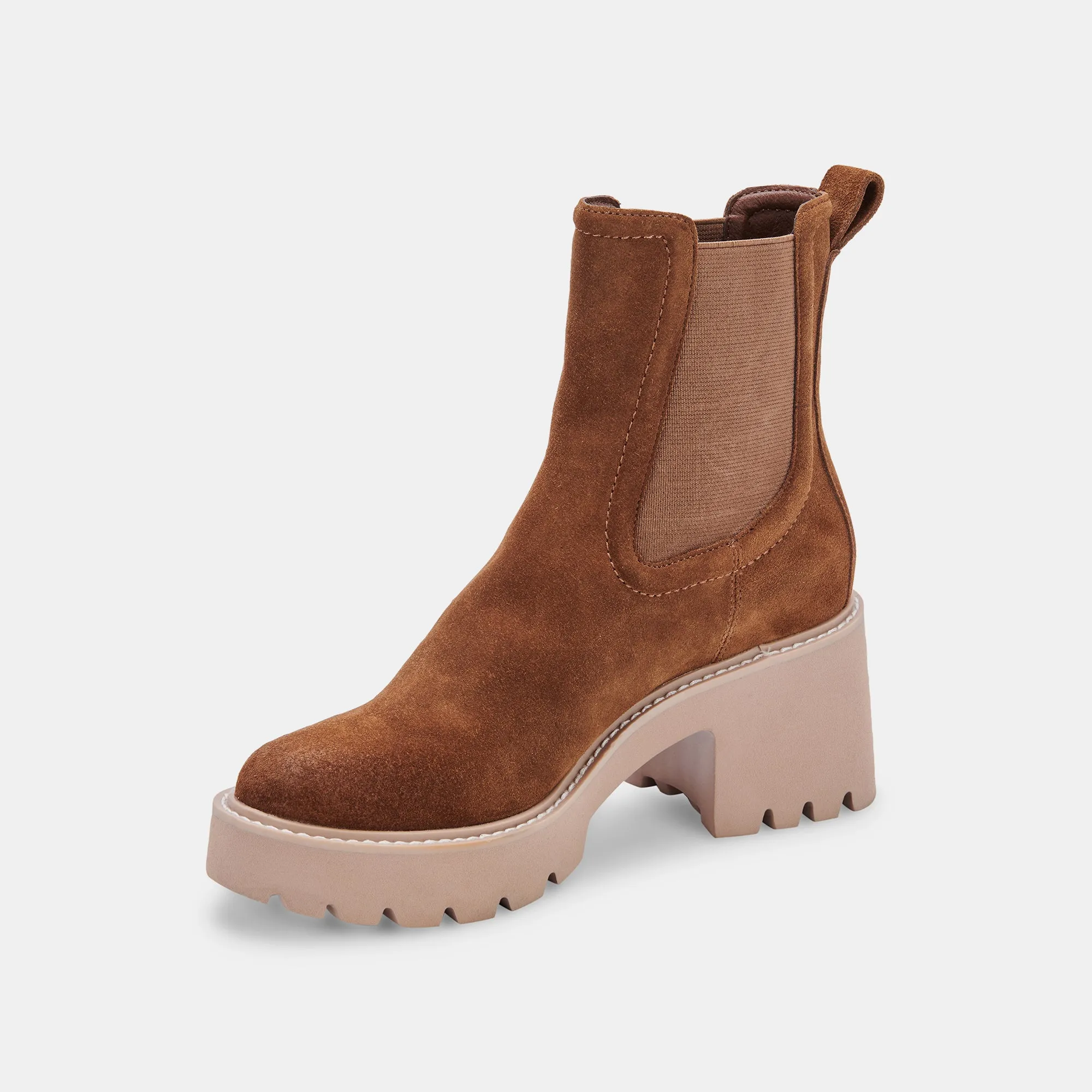 HAWK H20 WIDE BOOTIES DK BROWN SUEDE