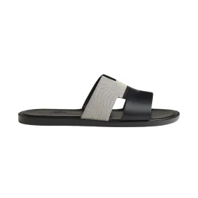 Izmir Sandal in H Canvas and Calfskin