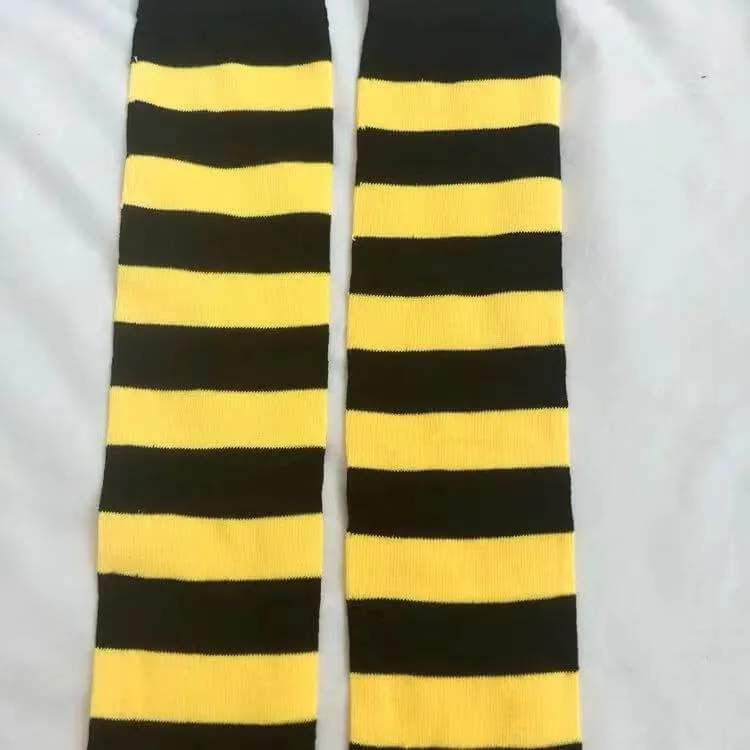 JAPANESE COS STRIPED KNEE SOCKS BY64023