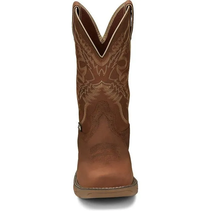 Justin Women's Rush 11 Nano CT WP Western Work Boot -Tan- SE4352