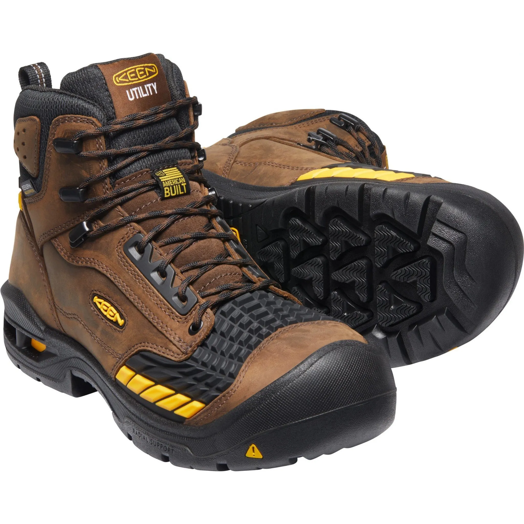 Keen Utility Men's Troy 6" Carbon-Fiber Toe USA Built WP Work Boot - 1025696