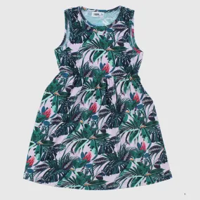 Leafy Sleeveless Dress