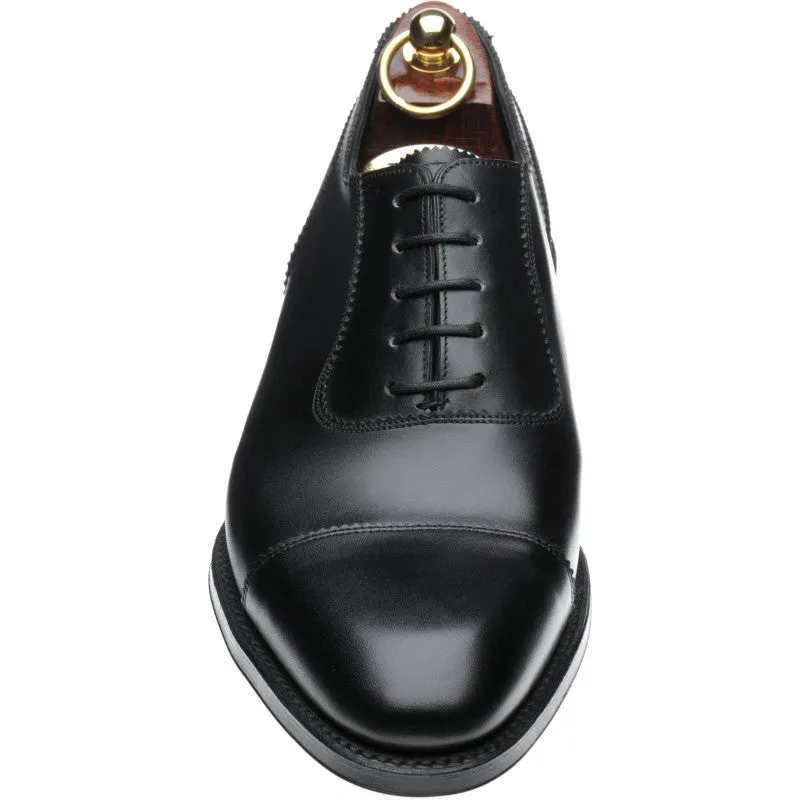 LOAKE - EVANS Premium toe cap Oxford shoe - Black