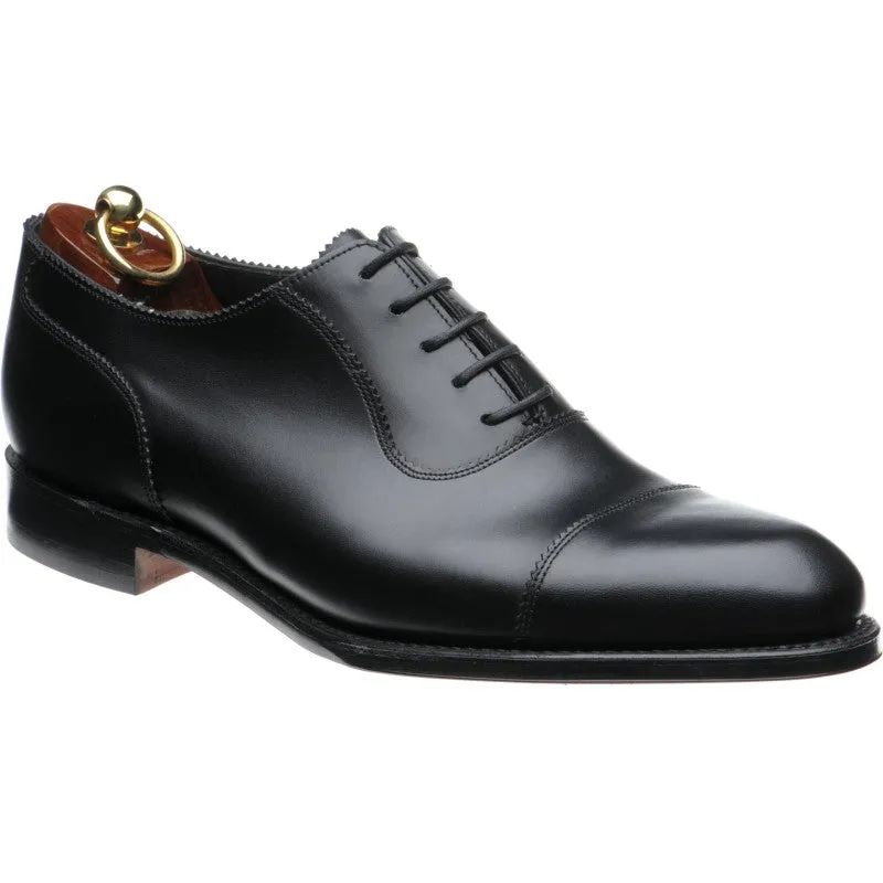 LOAKE - EVANS Premium toe cap Oxford shoe - Black