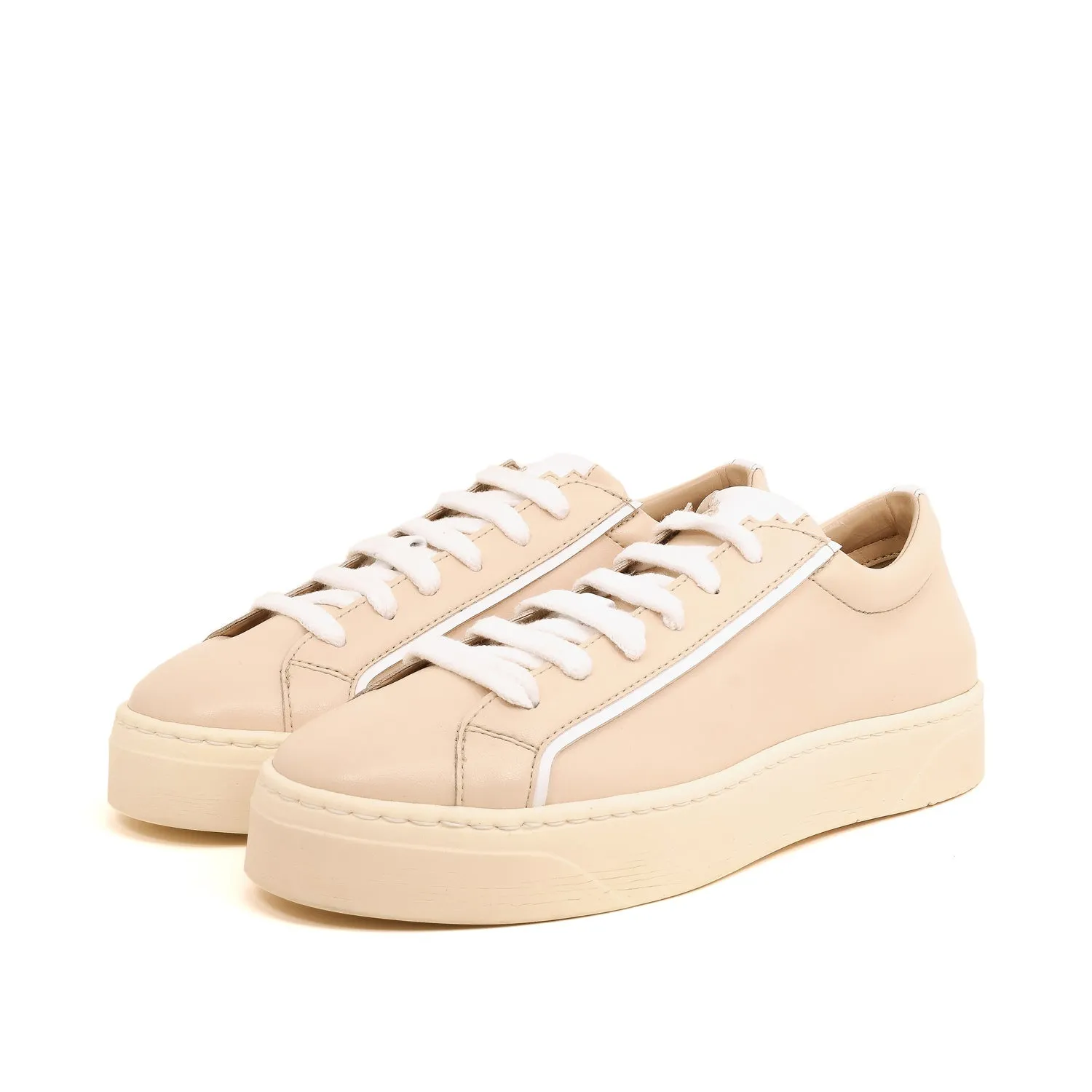 MEL sand/white vegan apple leather sneakers