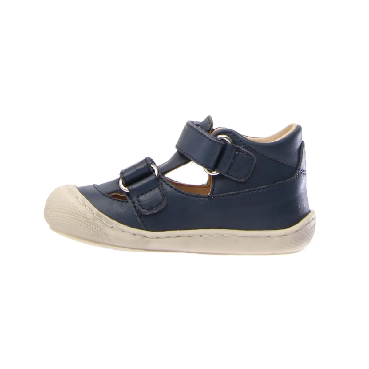 Naturino Toddler's (Sizes 19-23) Navy Leather Open T-Strap