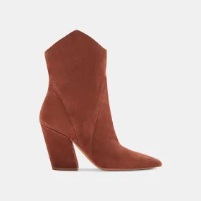 NESTLY BOOTIES BRANDY SUEDE