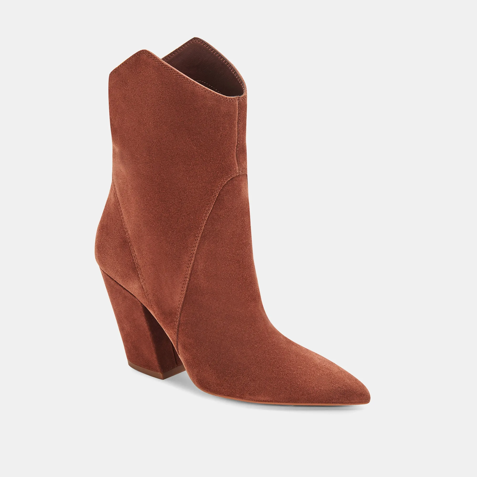 NESTLY BOOTIES BRANDY SUEDE