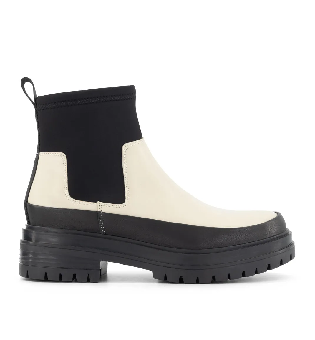 Orion Skies Leather Boot | Milk