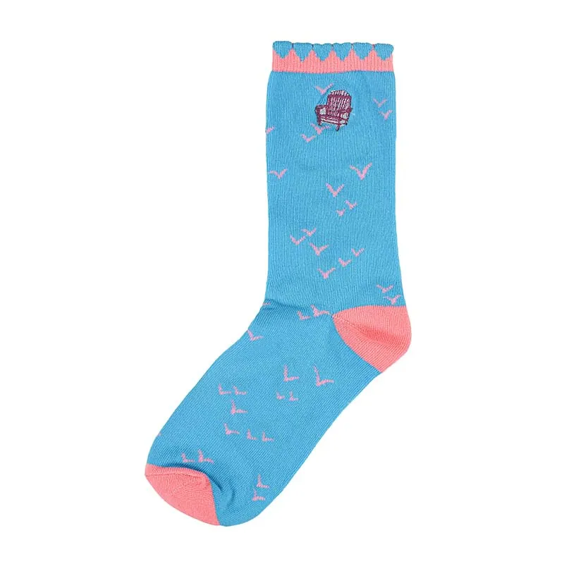 Printed Crew Socks