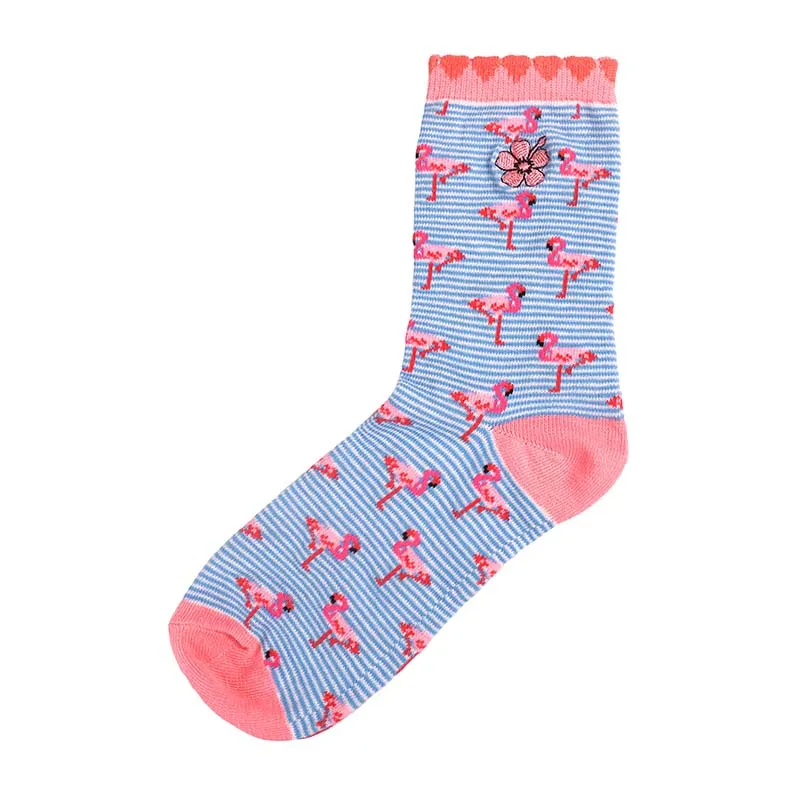 Printed Crew Socks