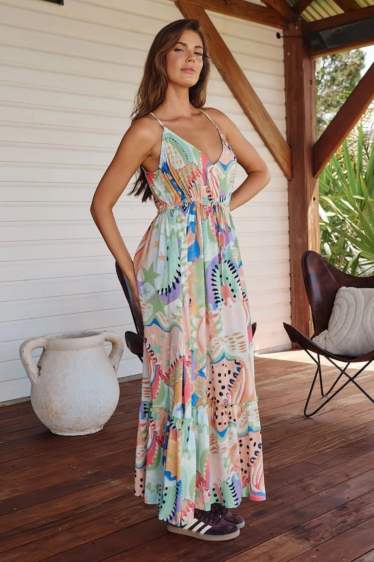 Reef Maxi Dress - Electric Feels Collection