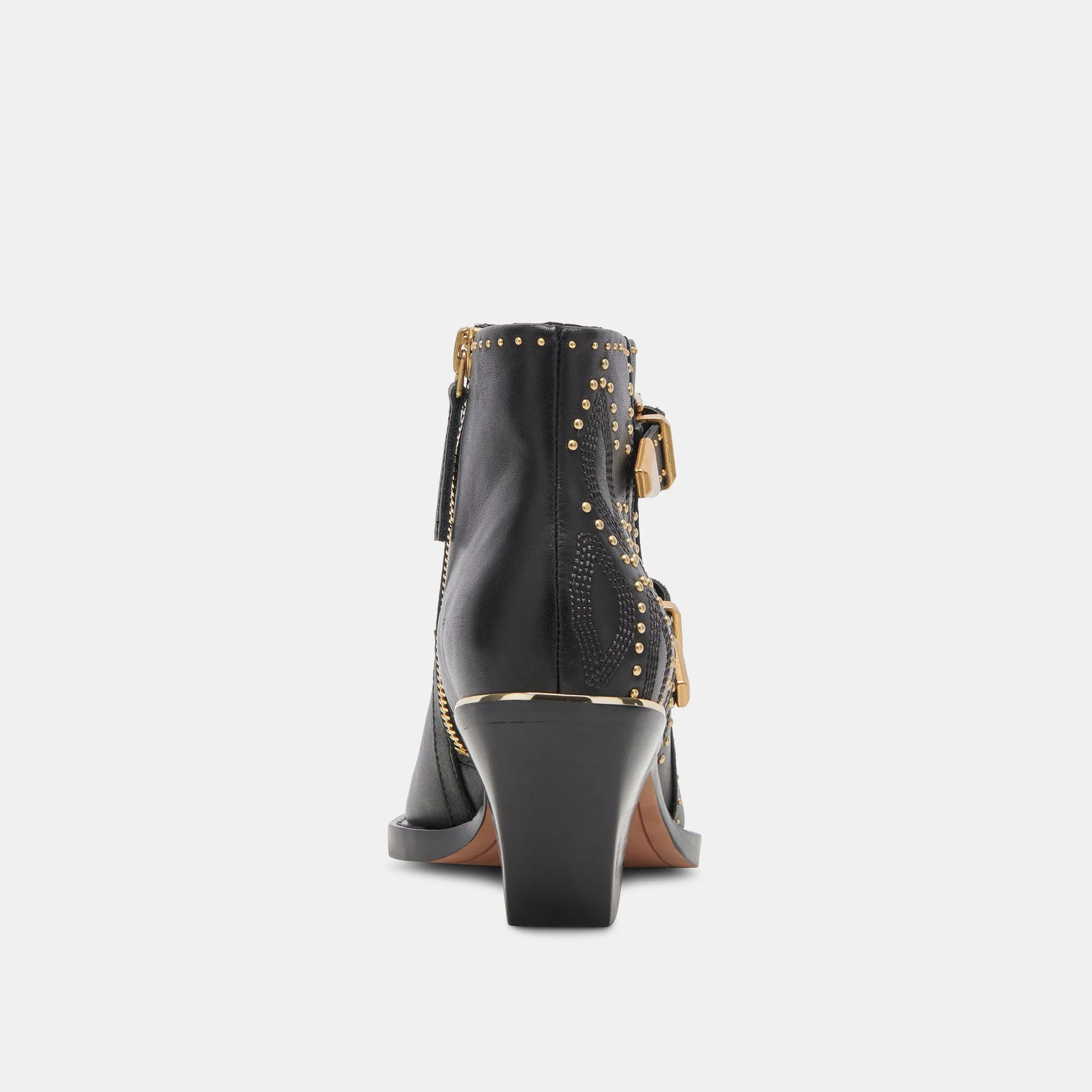 RONNIE BOOTIES BLACK LEATHER