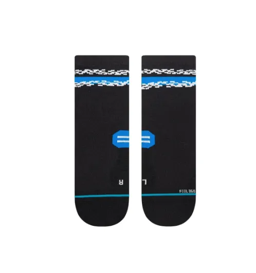 Stance Run Distort Quarter Socks