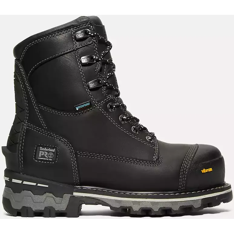 Timberland Pro Women's Boondock 8 Comp Toe WP Work Boot -Black- TB0A5R7K001