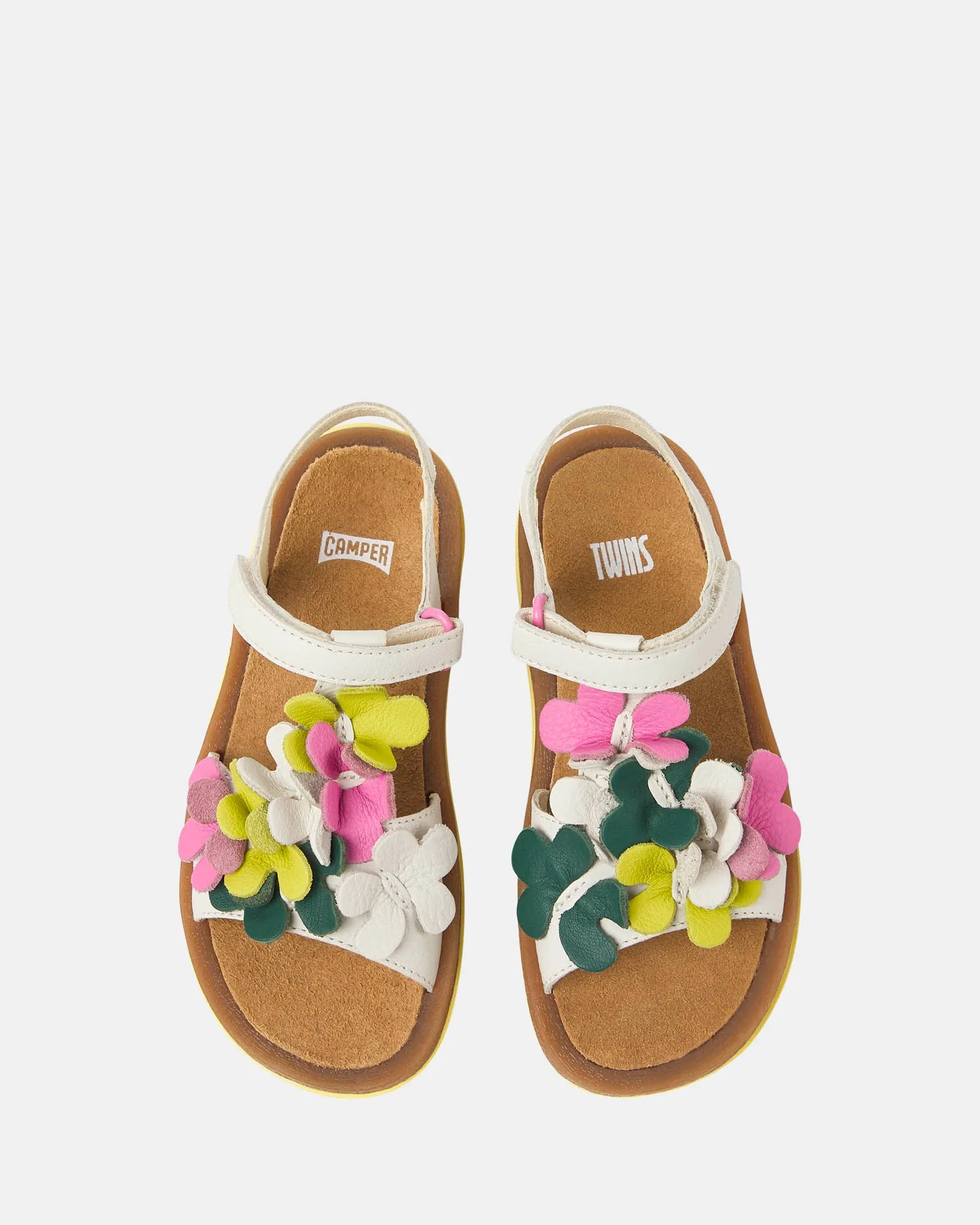 Twins Petal Sandal Youth White/Multi