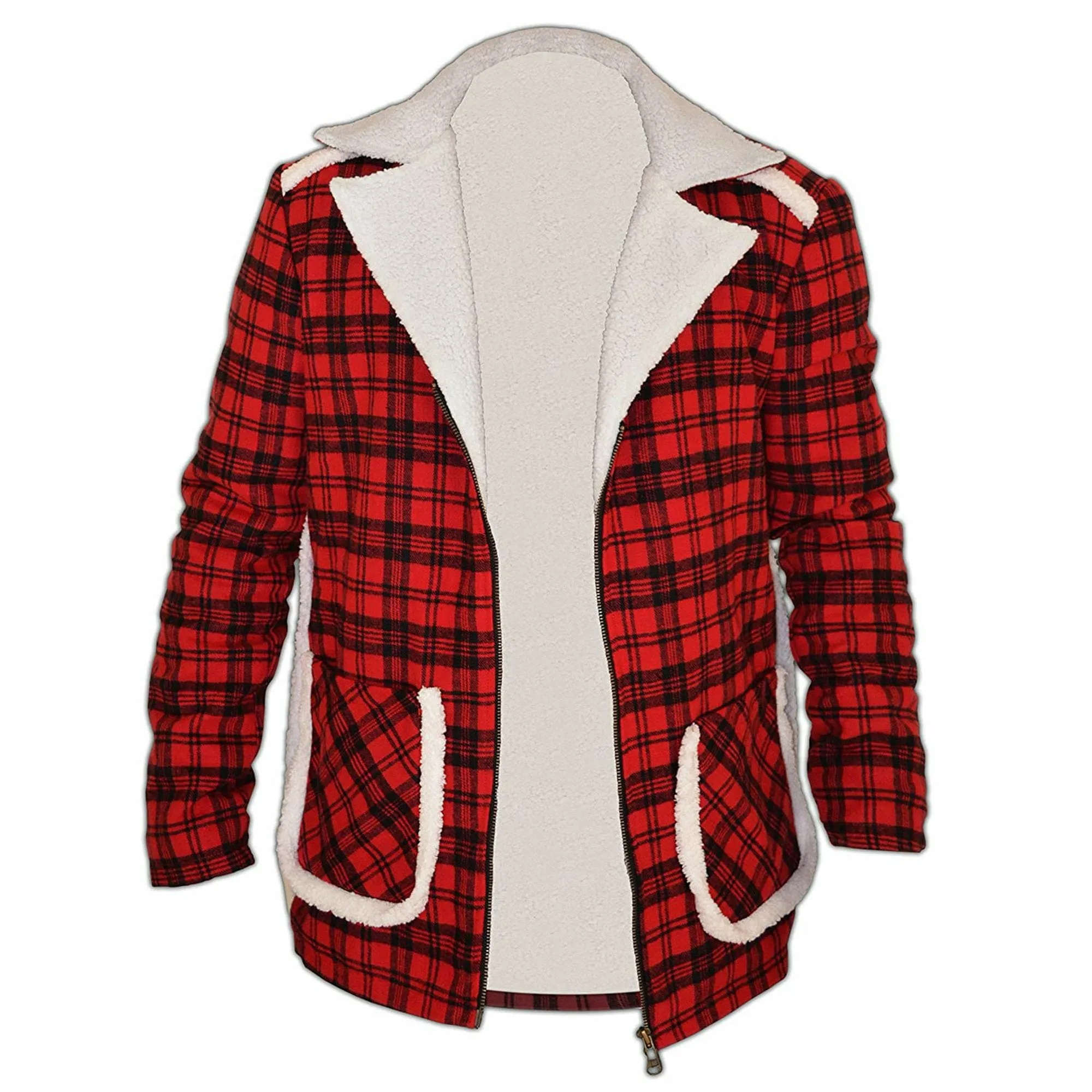 Wade Wilson Deadpool Vanessa Wool Shearling Jacket